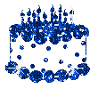 Blue Cake Picture