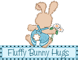pre-made-blinkies fluffy bunny hugs image