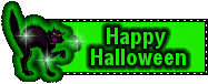 pre-made-blinkies happy halloween green image