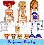 pre-made-blinkies pajama party image