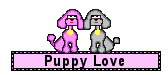 pre-made-blinkies puppy love image
