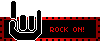 pre-made-blinkies rock on sign image